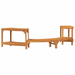 vidaXL Idromassaggio Rotondo da Esterno Marrone 252 x 112 x 55.5 cm - Vista aggiuntiva 2