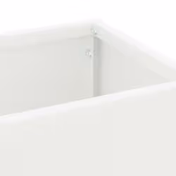 VidaXL 868487 portaombrelli Metallo Bianco - Vista aggiuntiva 5