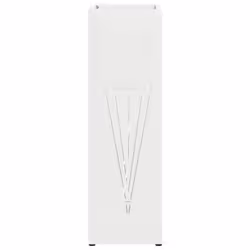 VidaXL 868493 portaombrelli Metallo Bianco - Vista aggiuntiva 4