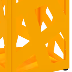 VidaXL 868497 portaombrelli Metallo Giallo - Vista aggiuntiva 6