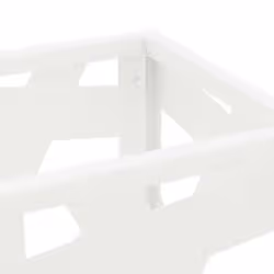 VidaXL 868499 portaombrelli Acciaio Bianco - Vista aggiuntiva 5