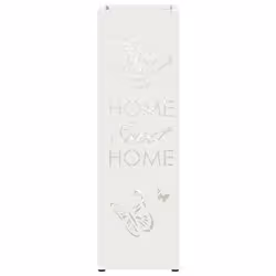 VidaXL 868505 portaombrelli Acciaio Bianco - Vista aggiuntiva 4