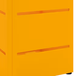 VidaXL 868515 portaombrelli Acciaio Giallo - Vista aggiuntiva 6