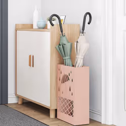 VidaXL 868519 portaombrelli Metallo Rosa - Vista aggiuntiva 3