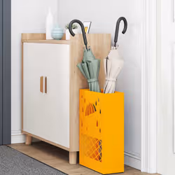 VidaXL 868521 portaombrelli Metallo Giallo - Vista aggiuntiva 3
