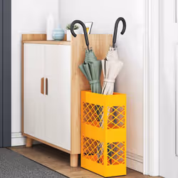 VidaXL 868527 portaombrelli Metallo Giallo - Vista aggiuntiva 3