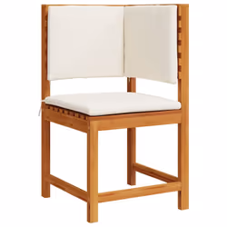 vidaXL Sedia da Giardino Marrone 50 x 50 x 91cm - Vista aggiuntiva 2
