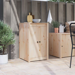 Porte da cucina esterne 50x9x82 cm Legno massello di pino - Vidaxl