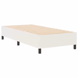 vidaXL Letto a molle Crema 90 x 200 cm Tessuto in velluto a coste - Vista aggiuntiva 2