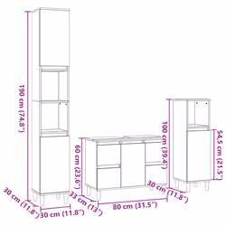VidaXL 3307671 set di mobili da bagno - Vista aggiuntiva 8