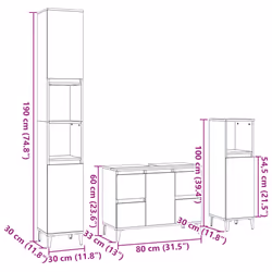 VidaXL 3307672 set di mobili da bagno - Vista aggiuntiva 8