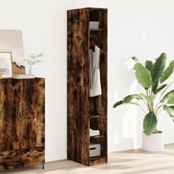Armadio Rovere Fumo 30x50x200 cm in Legno Multistrato Vidaxl 752499