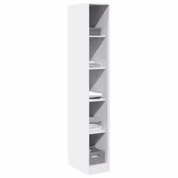 vidaXL Armadio Bianco 30x50x200 cm in Legno tecnico - Vista aggiuntiva 3