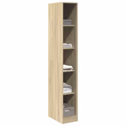 vidaXL Armadio Rovere Sonoma 30x50x200 cm in Legno tecnico - Vista aggiuntiva 3
