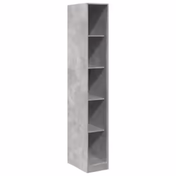 vidaXL Armadio Grigio Cemento 30x50x200 cm in Legno tecnico - Vista aggiuntiva 2