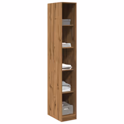 vidaXL Armadio Rovere Artigianale 30x50x200 cm in Legno tecnico - Vista aggiuntiva 3