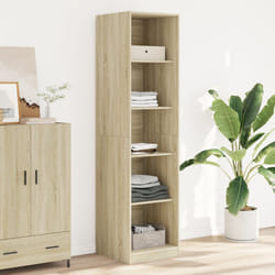 vidaXL Armadio Rovere Sonoma 50x50x200 cm in Legno tecnico