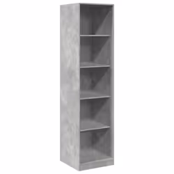 vidaXL Armadio Grigio Cemento 50x50x200 cm in Legno tecnico - Vista aggiuntiva 2