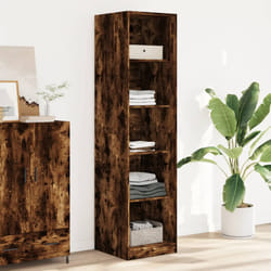 vidaXL Armadio Rovere Fumo 50x50x200 cm in Legno tecnico