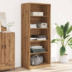 Armadio Rovere Artigianale 80x50x200 cm in Legno Multistrato Vidaxl 332224