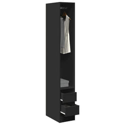 VidaXL 3307739 armadio/guardaroba per camera da letto Nero