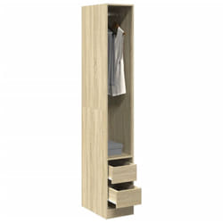 Armadio Rovere Sonoma 30x50x200 cm in Legno Multistrato Vidaxl 551743