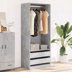 VidaXL 3307750 armadio/guardaroba per camera da letto Grigio - Vista aggiuntiva 3