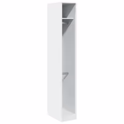 vidaXL Armadio Bianco 30x50x200 cm in Legno Multistrato - Vista aggiuntiva 2