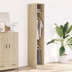 vidaXL Armadio Rovere Sonoma 30x50x200 cm in Legno Multistrato - Vista aggiuntiva 3