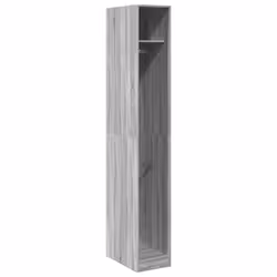 vidaXL Armadio Grigio Sonoma 30x50x200 cm in Legno Multistrato - Vista aggiuntiva 2