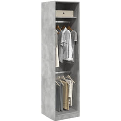 Armadio Grigio Cemento 50x50x200 cm in Legno Multistrato vidaXL163994
