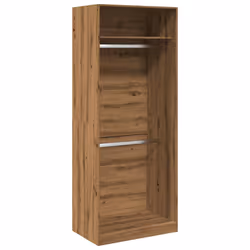 vidaXL Armadio Rovere Artigianale 80x50x200 cm in Legno Multistrato - Vista aggiuntiva 2
