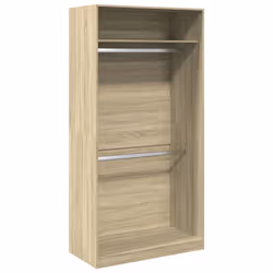 vidaXL Armadio Rovere Sonoma 100x50x200 cm in Legno Multistrato - Vista aggiuntiva 2