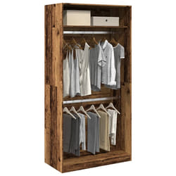vidaXL Armadio Legno Antico 100x50x200 cm in Legno Multistrato
