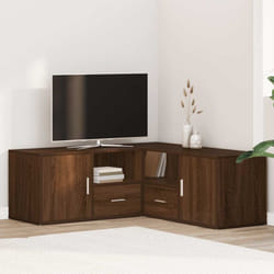Mobile Angolare Rovere Marrone 200x40x45 cm in Truciolato Vidaxl 502341