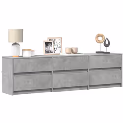 Colore: Grigio cemento Materiale: Truciolato Dimensioni: 180 x 34 x 50 cm (L x P x A) Capacità massima di carico (totale): 70 ...