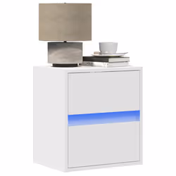 VidaXL 3307962 comodino Bianco