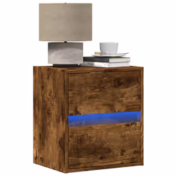 VidaXL 3307970 comodino Quercia