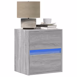 VidaXL 3307972 comodino Quercia