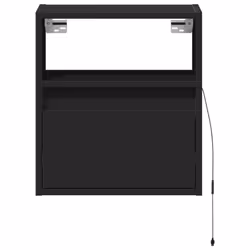 VidaXL 3307978 comodino 1 cassetto/cassetti Nero - Vista aggiuntiva 6