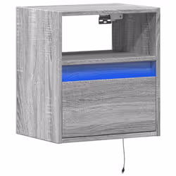 VidaXL 3307985 comodino Quercia