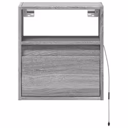 VidaXL 3307986 comodino 1 cassetto/cassetti Quercia - Vista aggiuntiva 6