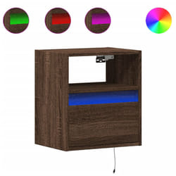VidaXL 3307987 comodino Quercia
