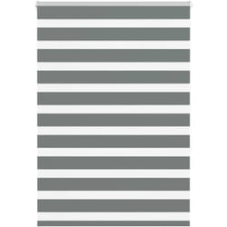 Tenda a Rullo Zebra Larghezza Tessuto 95,9 cm Poliestere vidaXL155238