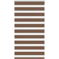 vidaXL Tenda a Rullo Zebra Larghezza Tessuto 85,9 cm Poliestere