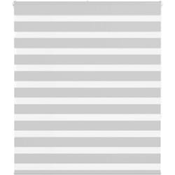 vidaXL Tenda a Rullo Zebra Larghezza Tessuto 120,9 cm Poliestere