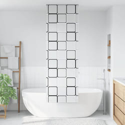 vidaXL Tenda a Rullo Doccia 60x240 cm Larghezza Tessuto 56 cm