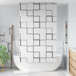 Vidaxl - Tenda a Rullo Doccia 130x240 cm Larghezza Tessuto 126 cm 371702