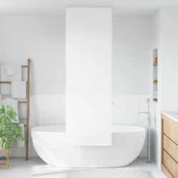 Vidaxl - Tenda a Rullo Doccia 80x240 cm Larghezza Tessuto 76 cm 215775