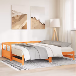 VidaXL 854951 divano Divano letto Marrone - Vista aggiuntiva 4